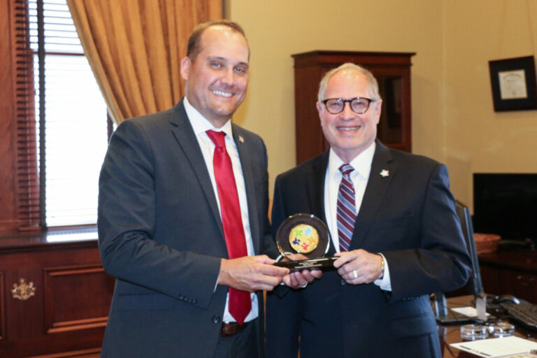 Psba Presents Senator Wayne Langerholc With Champion Of Public 