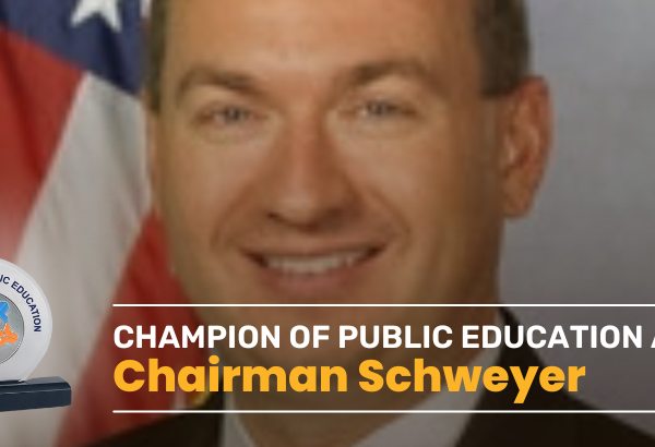 PSBA Presents Representative Peter Schweyer with Champion of Public Education Award 