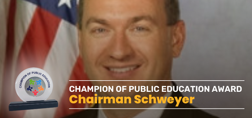 PSBA Presents Representative Peter Schweyer with Champion of Public Education Award 